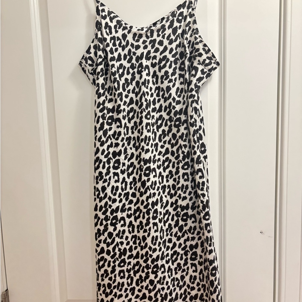 A New Day Black and White Animal Print Dress - Picture 3 of 12